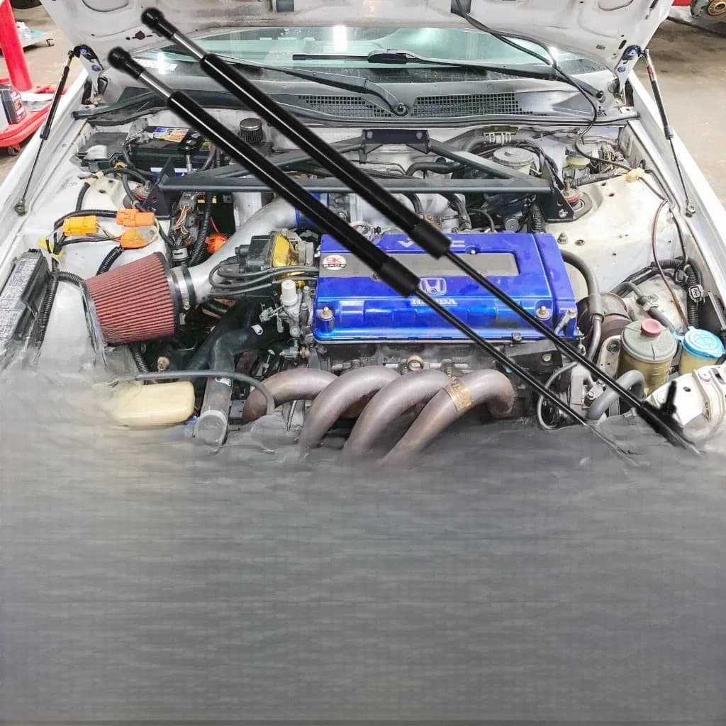 Amortisseurs de capot avant pour Honda Civic Mk5 EG EH EJ 1991-1995 – Vérins à gaz de modification, supports de levage, bras de vérin, vérin de poteau