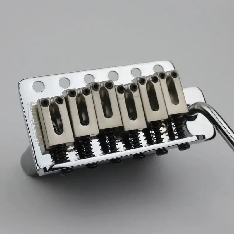Wilkinson WOV02 6 vis Type ST guitare électrique système trémolo pont pour guitare Strat Chrome argent