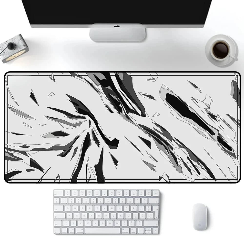 Tapis de souris blanc Sub Art, tapis de souris, Deskvirus d'origine XL, support de table pour PC, tapis de bureau à domicile, 3mm, 900x400