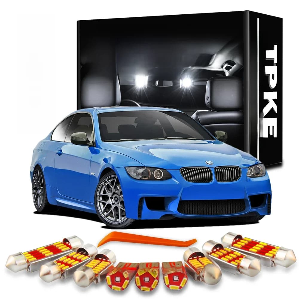 TPKE Canbus LED intérieur carte dôme coffre Kit d'éclairage pour BMW série 3 E36 E46 E90 E91 E92 E93 1990-2013 ampoules de voiture accessoires automobiles