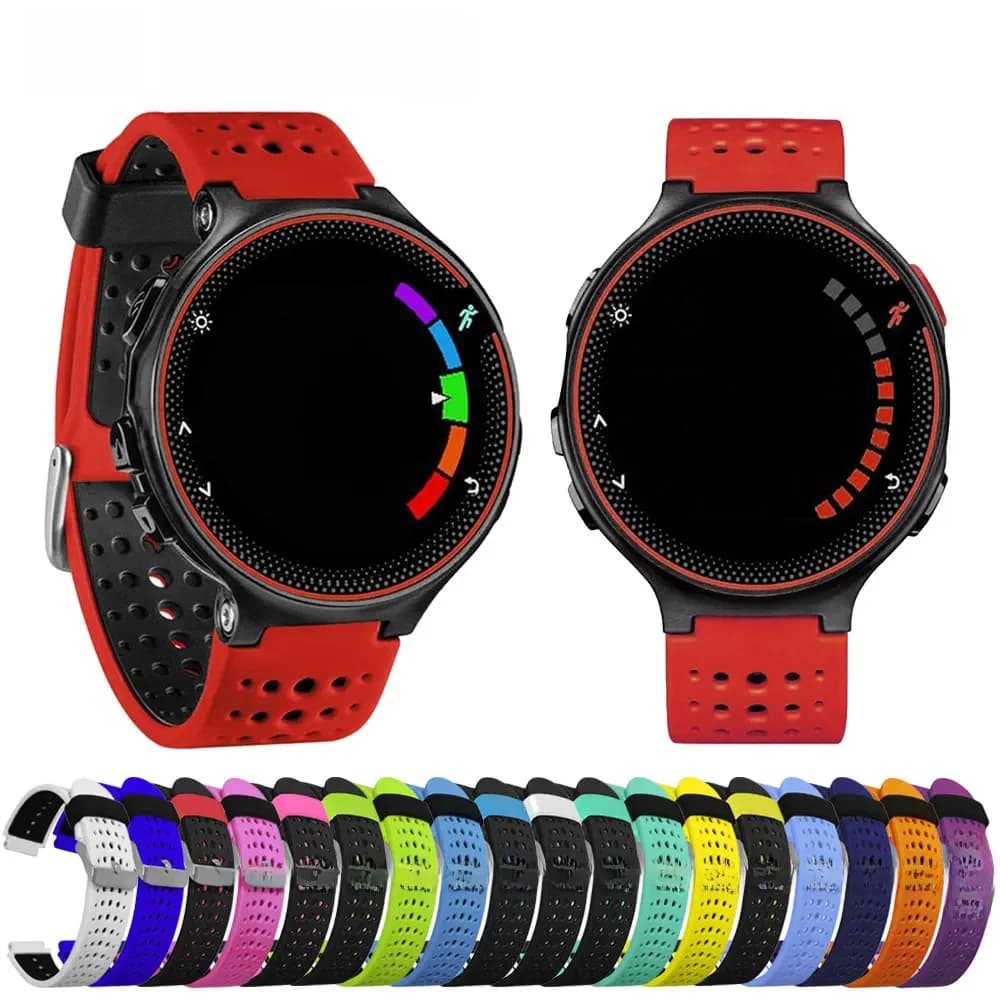 Bracelet de montre en silicone pour Garmin Forerunner, remplacement de bracelet, accessoire de bracelet, 230, 235, 220, 620, 630, 735