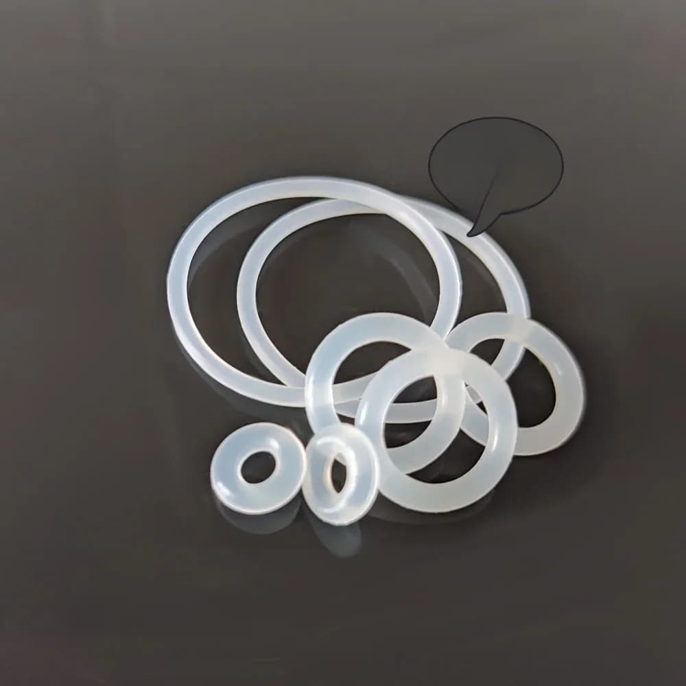 Joint torique en caoutchouc de Silicone, épaisseur CS 2mm, diamètre extérieur OD 5/5.5/6/7/8/9/10/11/12/13/14/15/16/17/18/19/20mm, 10 pièces