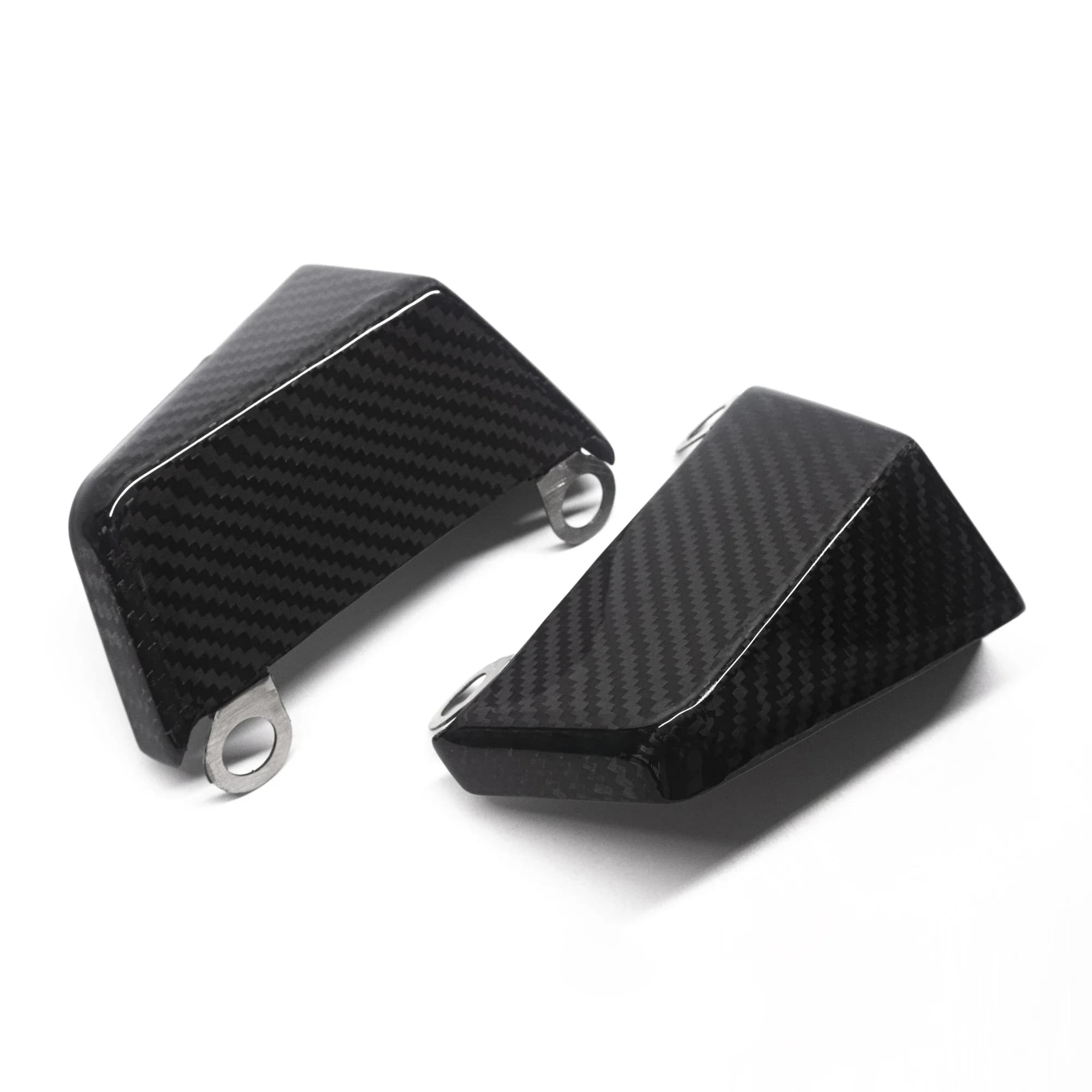 Conduits de frein de moto en fibre de carbone avec espacement d'étrier de 108mm, kit de refroidissement par air, adapté à toutes les motos