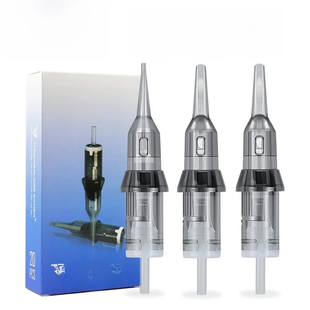 Cartouche de tatouage pour maquillage Permanent, 20 pièces, aiguilles de maquillage Permanent stérilisées pour Machine à stylo de tatouage