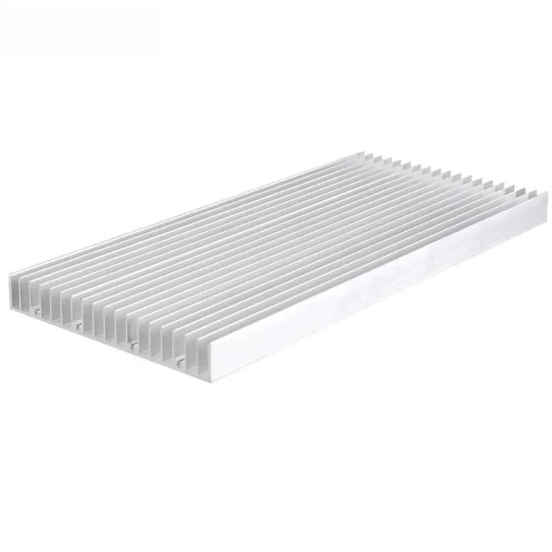 Dissipateur thermique en aluminium pour éclairage LED 8 x 3W / 20 x 1W, ailette de refroidissement pour amplificateur de puissance et puce IC 140x20x300/150m