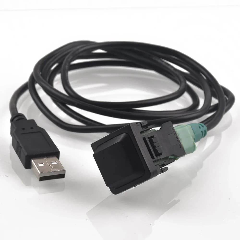 Adaptateur audio USB pour voiture, commutateur de câble pour VW Golf MK5 MK6 VI 5 6 Jetta CC Tiguan Passat gods