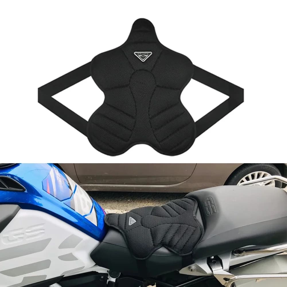 Housse de coussin de siège de moto, coussin d'air 3D, décompression universelle, antichoc, respirant, pour BMW R1200GS K1200Gt K1600GTL R1200RT