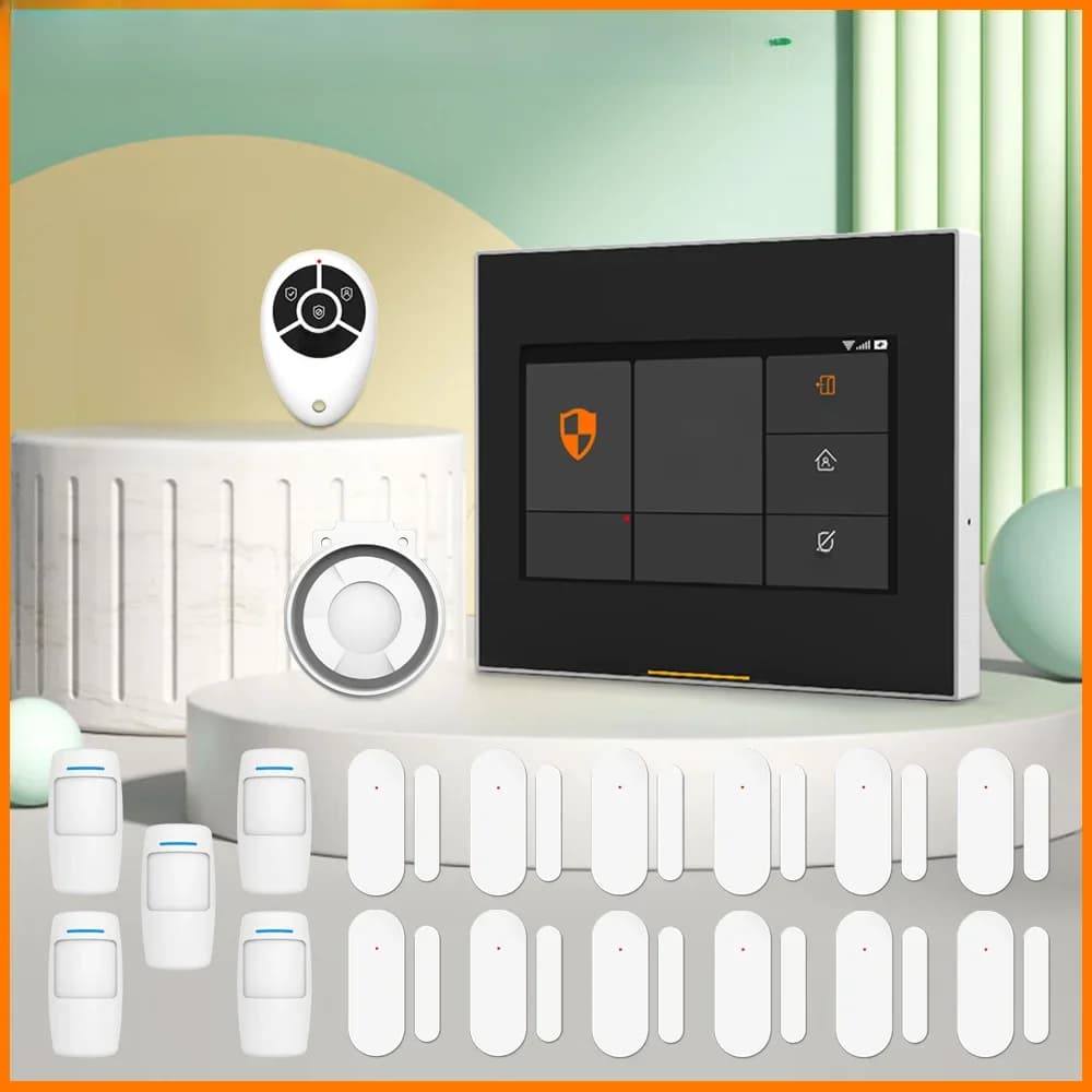 Staniot – kit de système d'alarme de sécurité domestique Intelligent, wi-fi, Version WIFI, Tuya, sans fil, Compatible avec Alexa