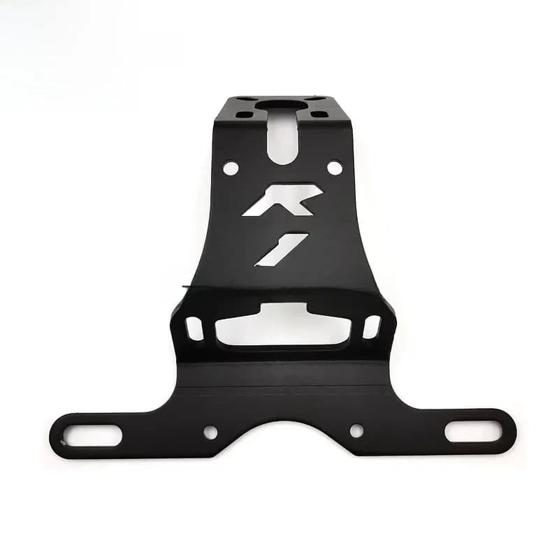 Kit d'élimination de garde-boue arrière bien rangé, support de plaque d'immatriculation en aluminium noir pour moto Yamaha YZF-R1 R1 2004 – 2015