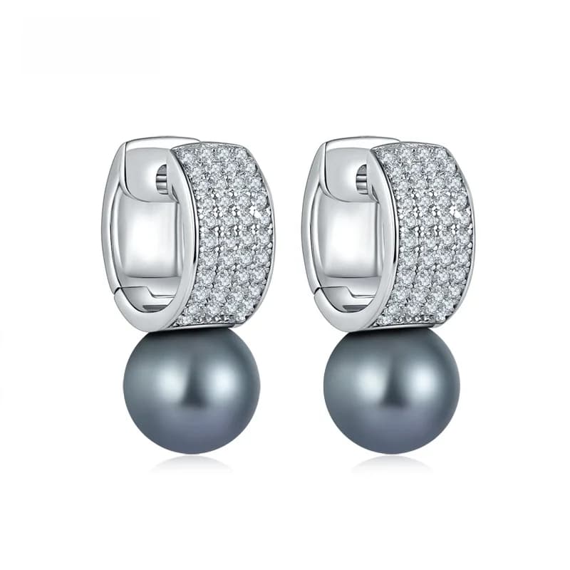 Laia – boucles d'oreilles en argent Sterling 925 pour femmes, bijoux de luxe, en Zircon cubique transparent, à la mode, pour mariage, élégants, originaux