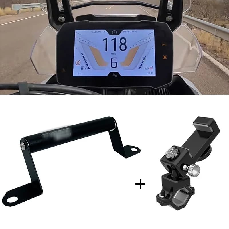 Plaque de navigation GPS pour moto, téléphone portable, support rapide pour Tiger 900/850, ightRally PRO, Tiger900, Tiger850, Tiger900ight2020, 2021, 2022