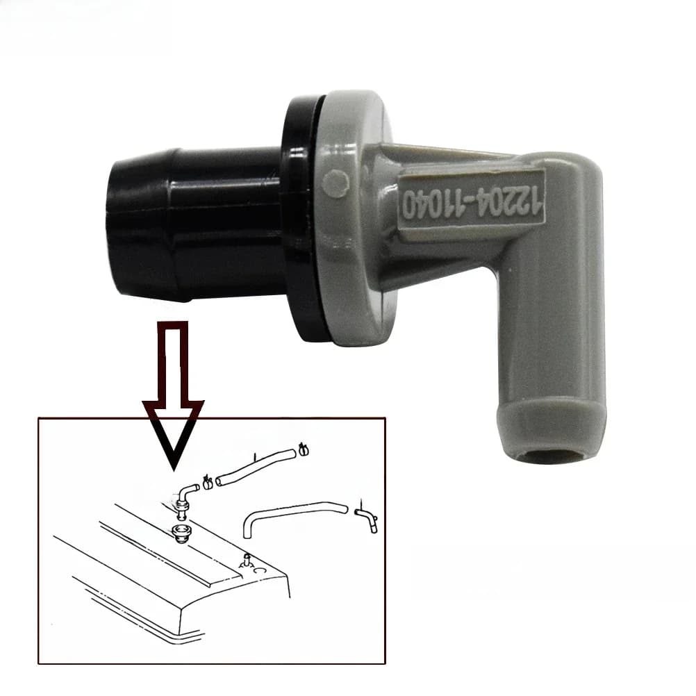 Valve de ventilation positive du carter PCV en plastique 1220411040 Pour Isuzu Amigo Axiom Oasis Rodeo stylet Trooper Vehicross 1999 2000