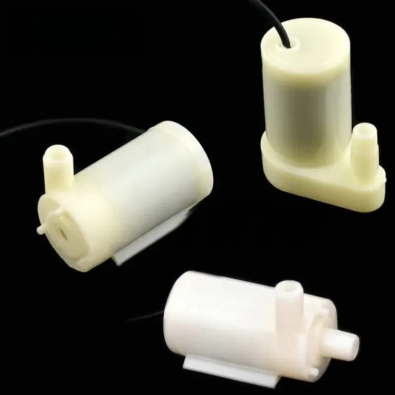 Pompe à moteur sans balais à faible bruit, Mini Micro pompe à eau Submersible 120L/H, type horizontal/vertical/amphibie, DC 2.5-6V