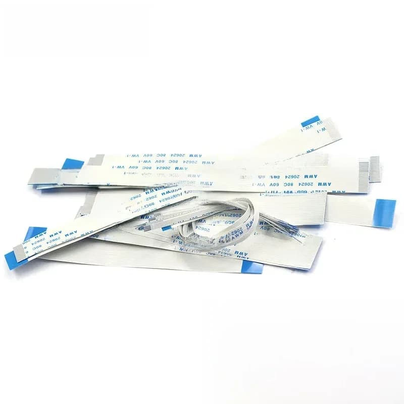 Câble plat flexible FFC FPC LCD, 10 pièces, AWM 20624 80C 60V VW-1 FFC-0.5MM