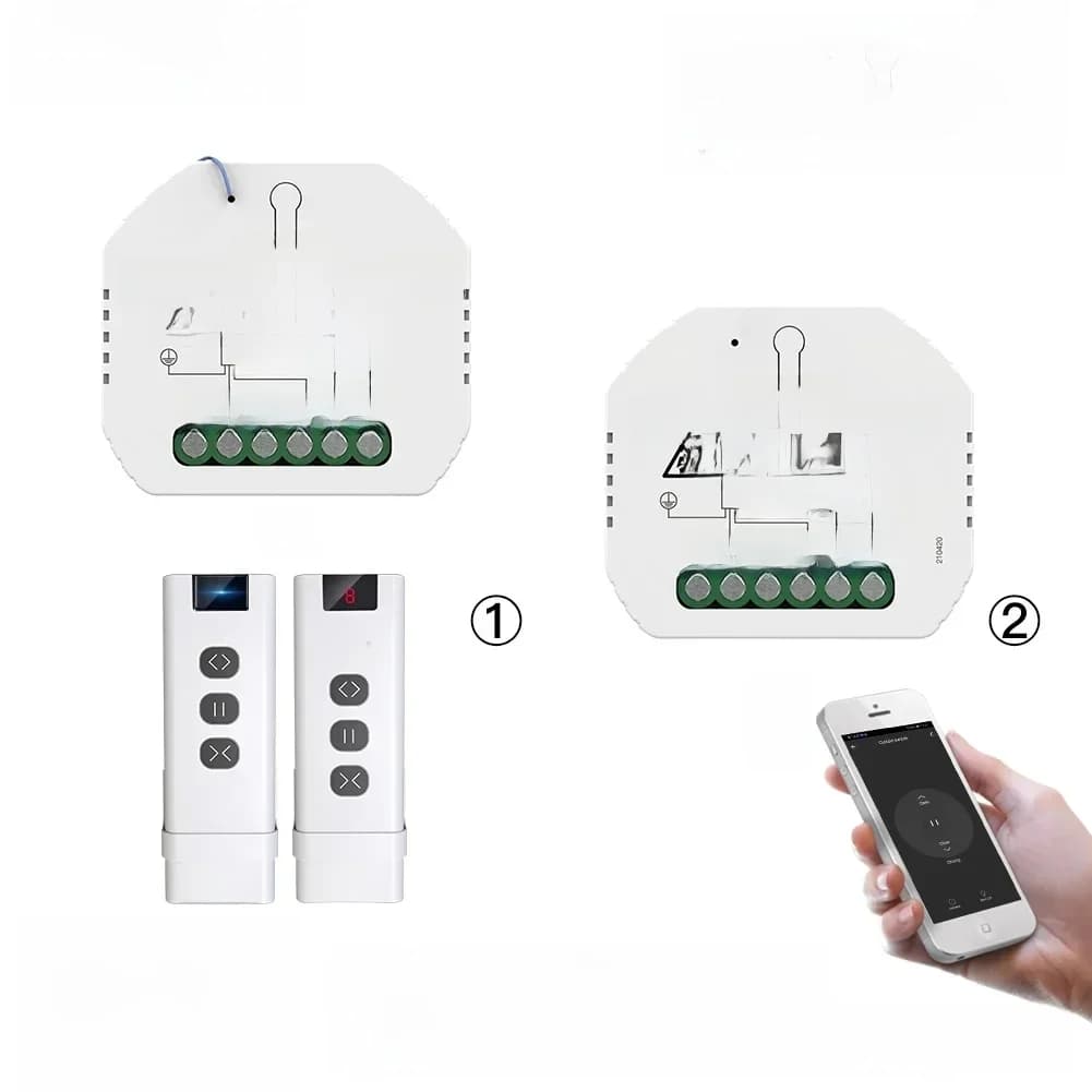 MOES ZigBee 3.0 Module de commutateur de rideau intelligent motorisé volet roulant stores moteur Tuya vie intelligente Alexa Echo Google Home