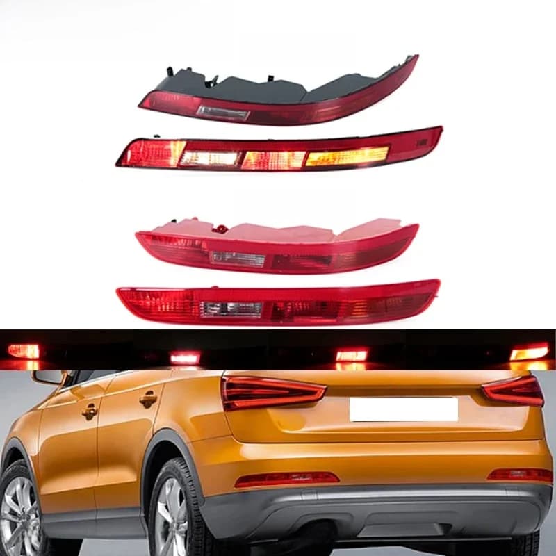 Pour Audi Q3 2013-2015 2016 2017 2018 pare-chocs arrière feu arrière voiture feu de recul rouge 8U0945096B 8U0945095B 8UD945095B 8UD945096B