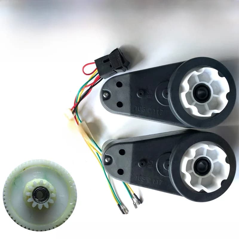 Ensemble de mise à niveau de moteur de boîte de vitesses de véhicule électrique à grande vitesse pour enfants, fonction haute basse vitesse, 6V, 12V, 24V, 2 pièces