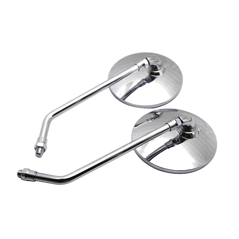 Rétroviseurs latéraux ronds universels pour moto, 8 ou 10mm, pour Vespa GTS Suzuki Intruder VL 1500 Royal Enfield