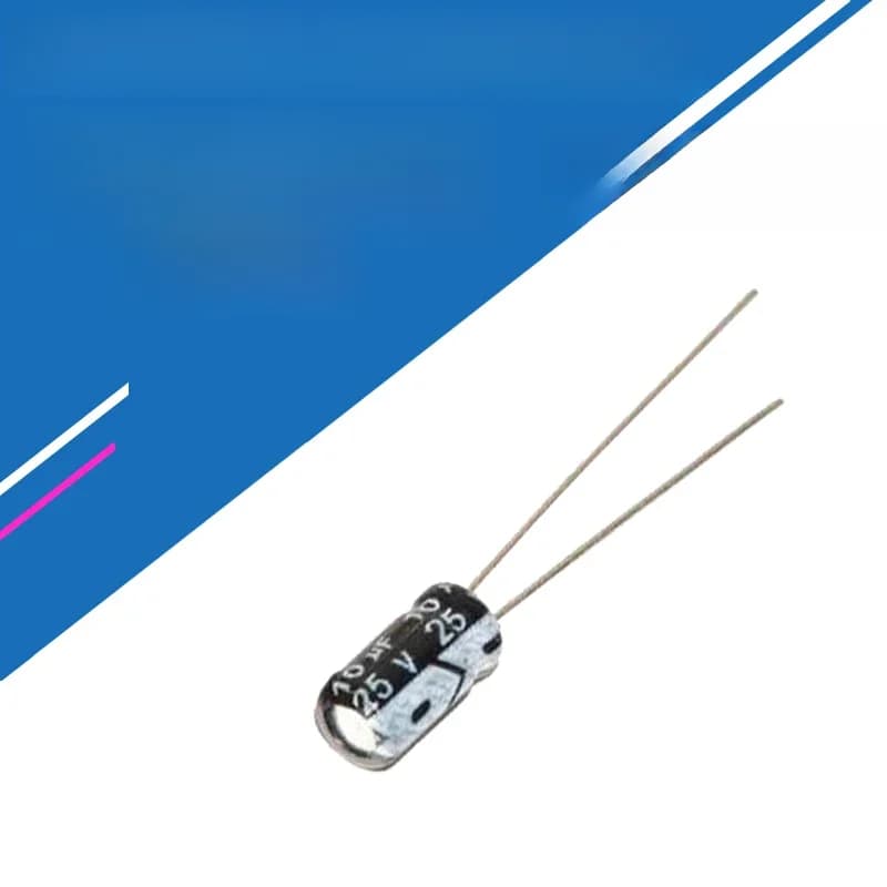 Condensateurs électrolytiques en aluminium 25V10UF 4x7mm, 10uf 25v 10uf25v 25v10mf 10mf25v 25v10MFD 25wv 25vdc 22uf 33uf 47uf 68uf