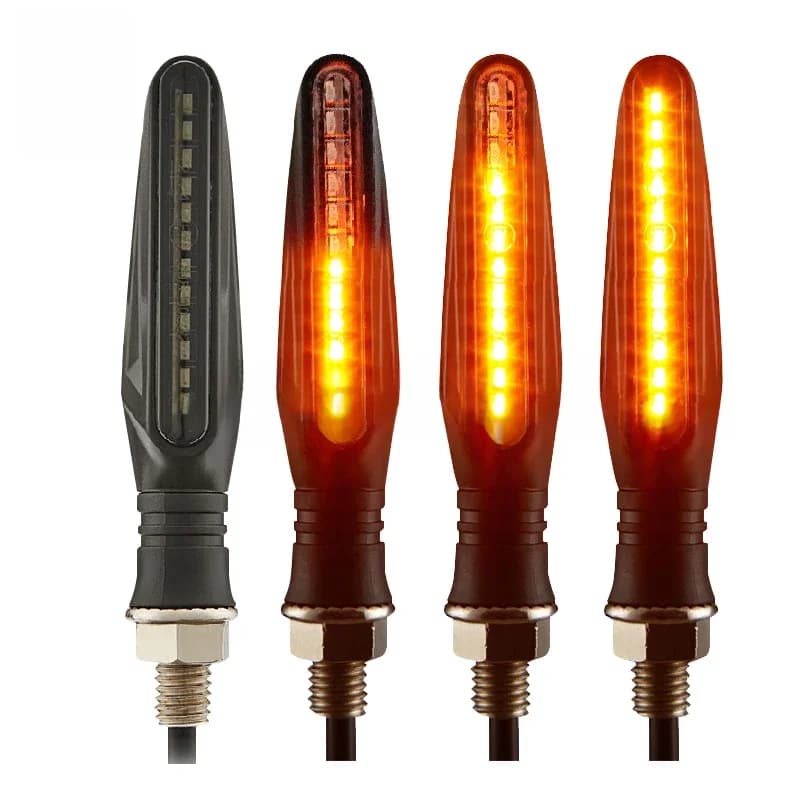 Clignotants de moto LED E11, lumière de clignotant de moto approuvée, relais intégré 335SMD, indicateur de clignotant de moto étanche