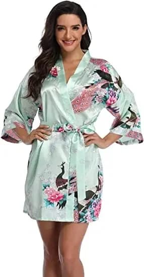 Robes en rayonne pour femmes, vêtements de nuit, vêtements d'intérieur à motifs floraux, lingerie intime, kimono décontracté, peignoir, robe de nuit sexy pour femme, grande taille 3XL