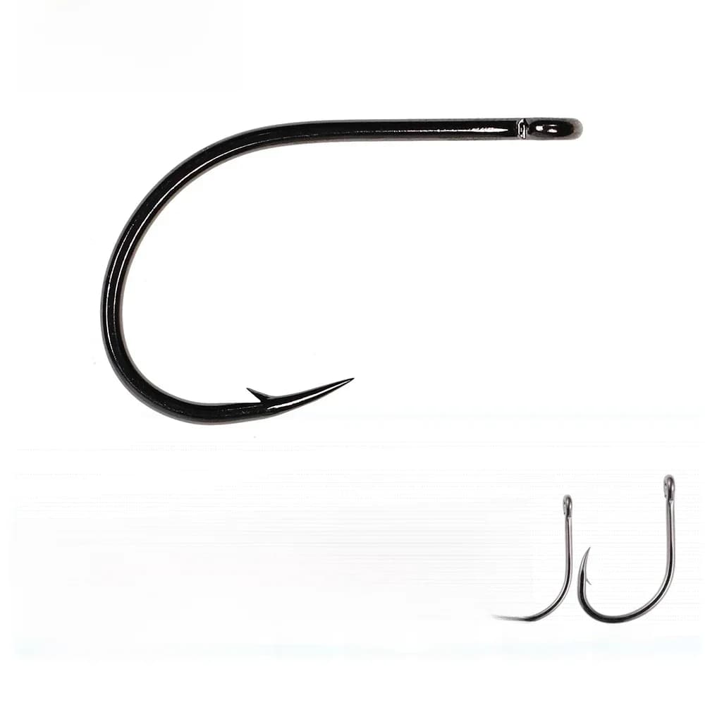 20 pièces eau salée grand Streamer mouche crochet à tige courte 2X force large écart crochet de pêche pour attacher Finesse jeu changeur remorque Tube