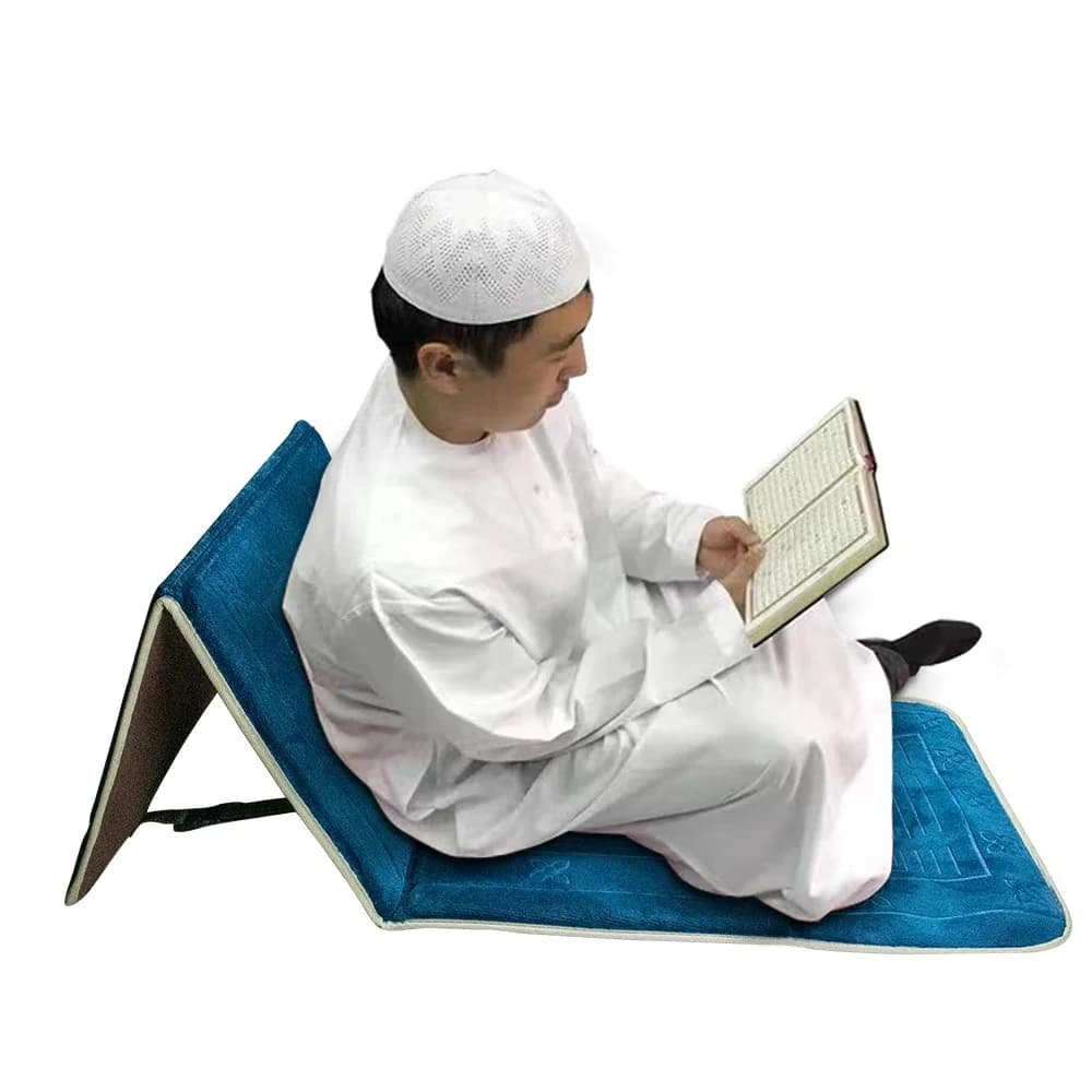 Tapis de prière musulman pliable, tapis musulman, tapis islamique, dossier de prière, tapis islamique, tapis de maison