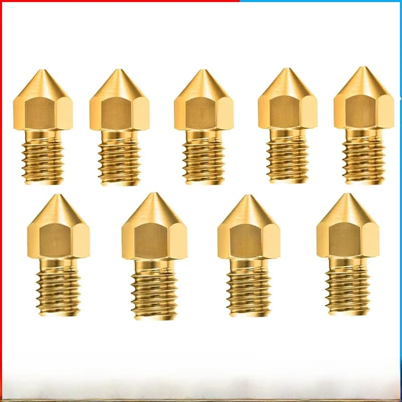 SHOOMO – tête d'impression pour imprimante 3D, buses en laiton pour Anet A8 Makerbot MK8 Creality CR-10 S4 S5 Ender 3 3Pro 5, Kit d'outils propres