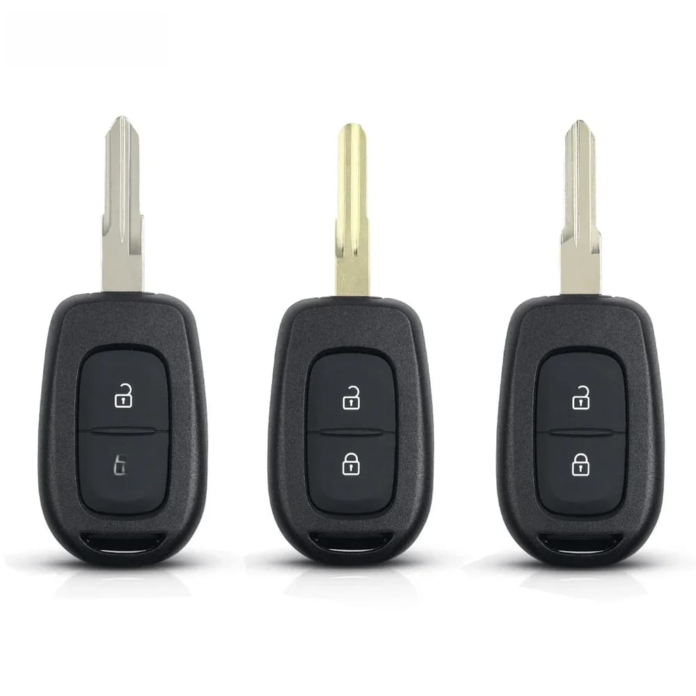 EllYYOU-Coque de Clé de Voiture à 2 lèvent, pour Renault Scenic Sandero Clio Duster Dacia Logan 2013 2014 2015 2016 2017 2018
