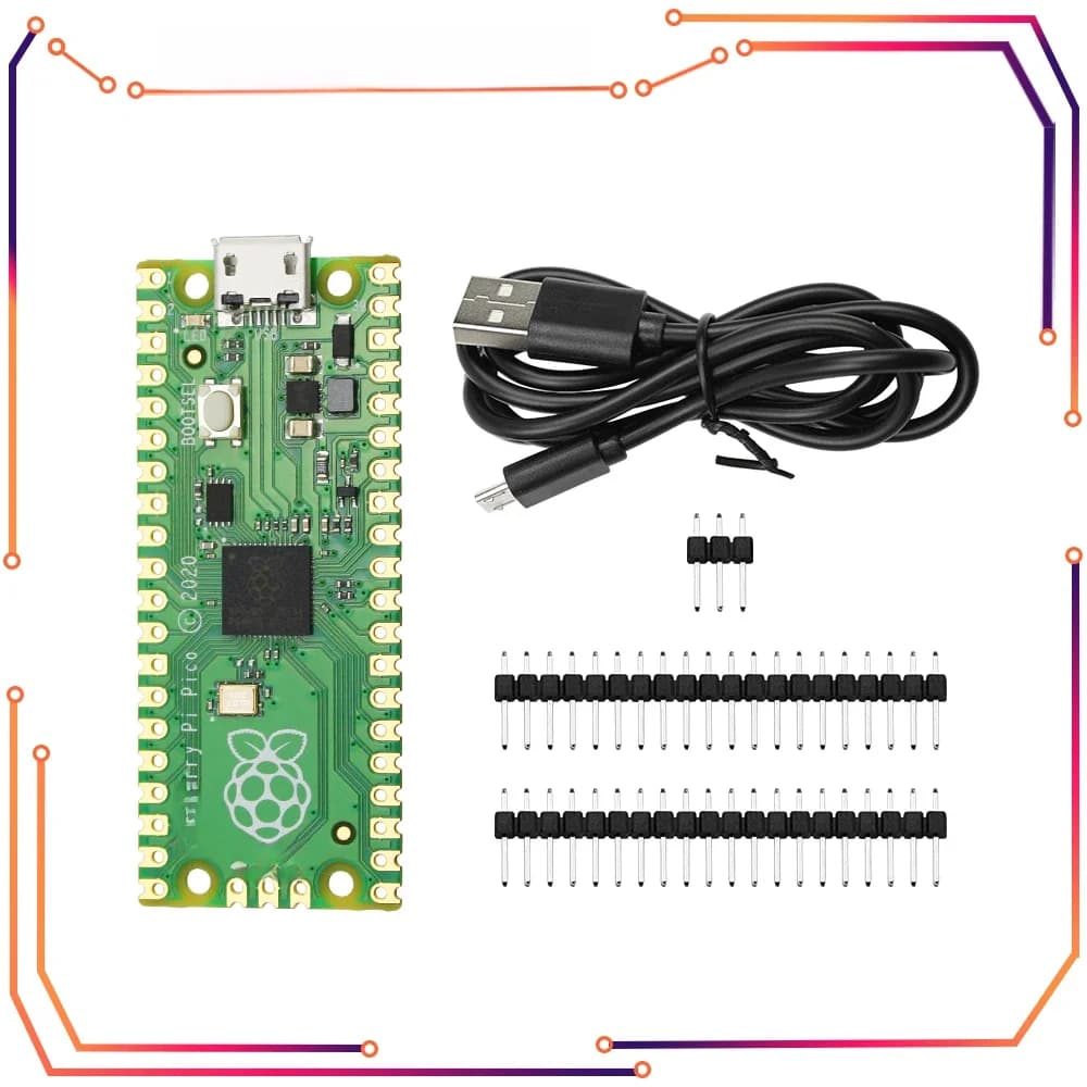 Raspberry Pi Pico Kit Board Une carte microcontrôleur haute performance à faible coût Cortex-M0 + processeur ARM double cœur
