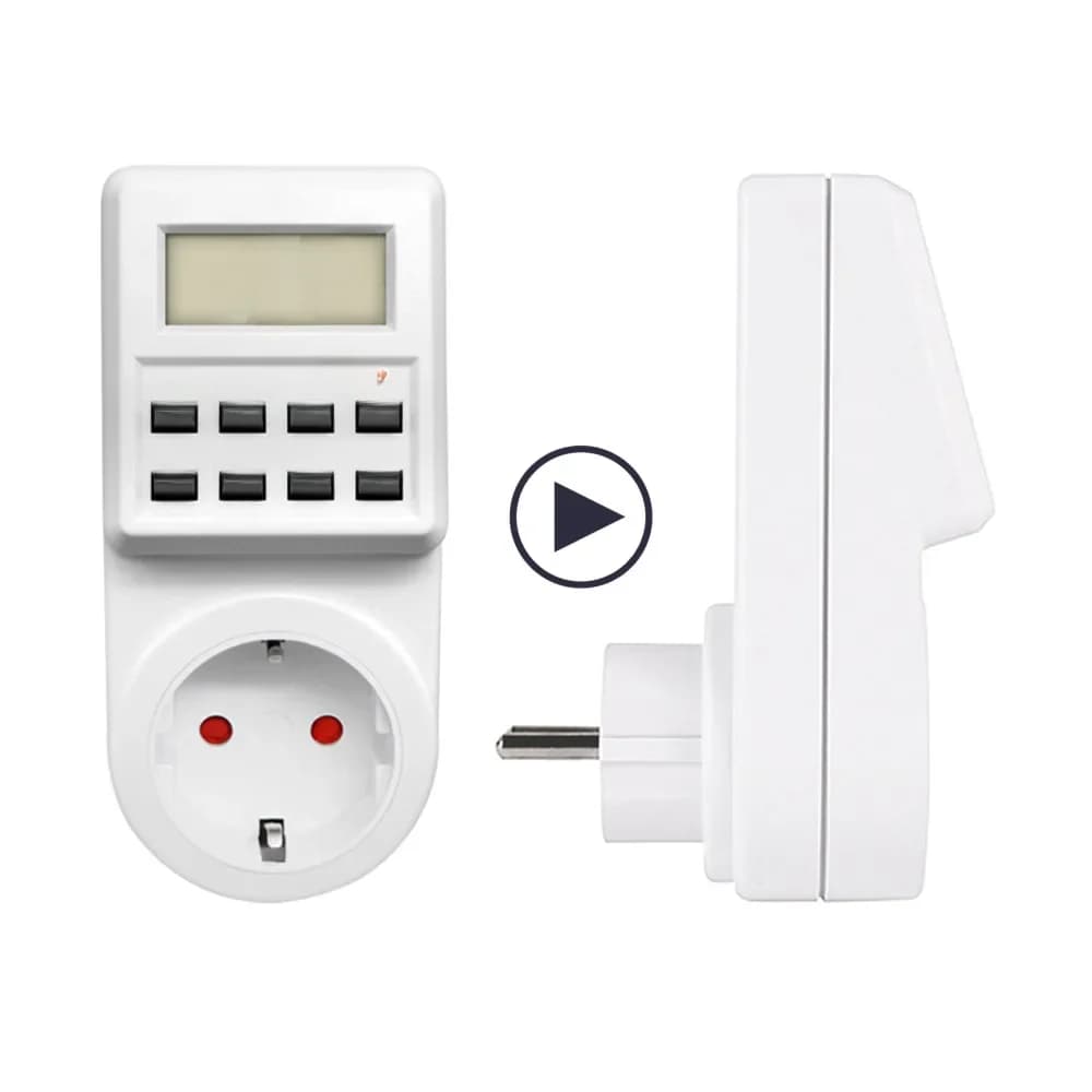 Minuterie numérique Programmable TM03, 24 h, minuterie de cuisine, prise ue UK AU US BR FR IT
