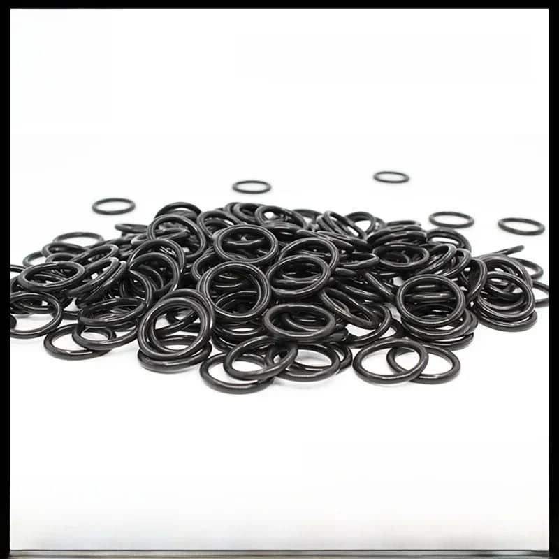 Lot de 5 joints toriques en caoutchouc noir FKM, épaisseur 2 mm, diamètre extérieur 13/14/15/16/17/18/19/20 mm, rondelles de carburant