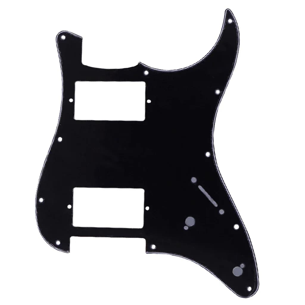 Plaque de protection anti-rayures Jazz JB Bass JE514, 2 plis, 11 trous de vis de montage, accessoires noirs