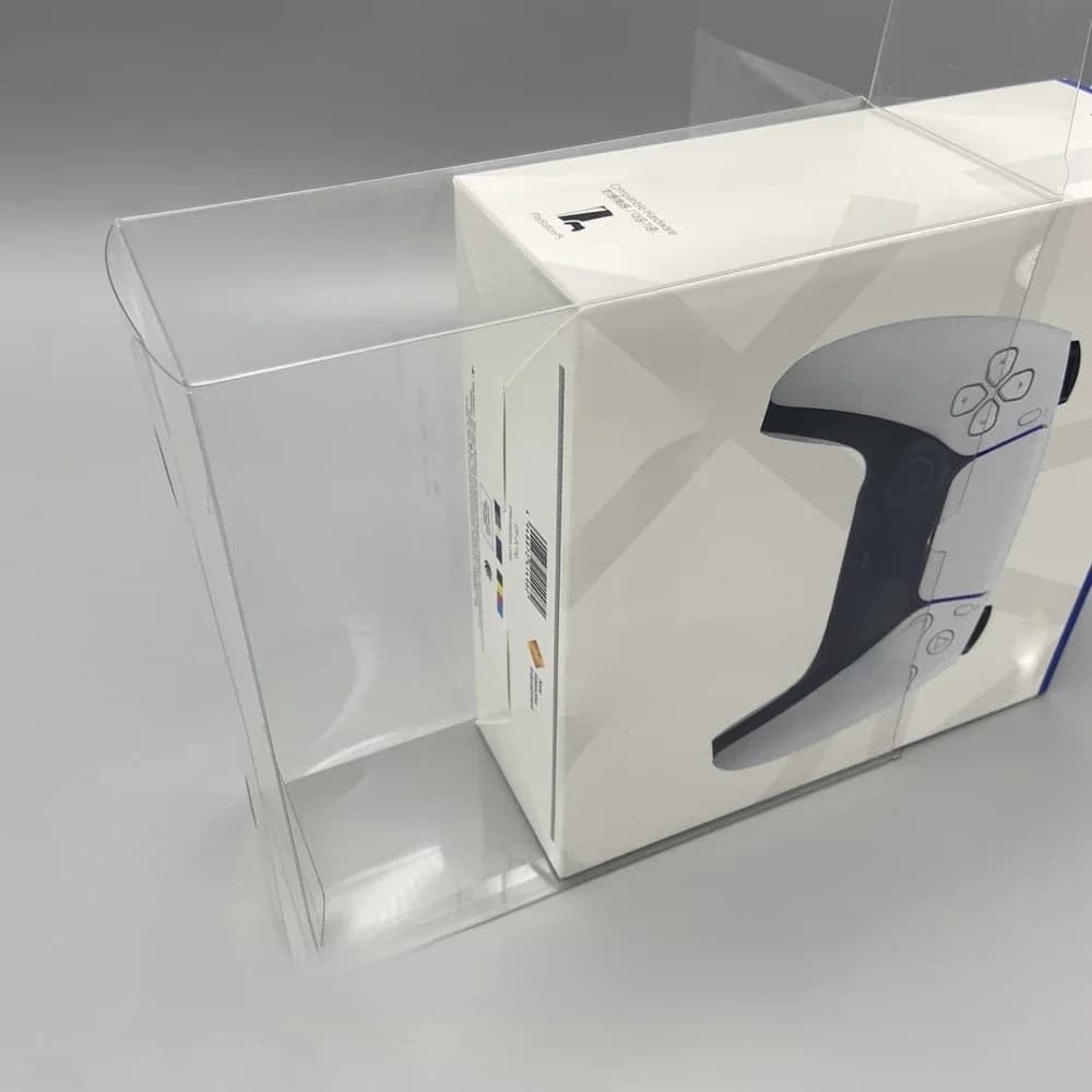 Boîte d'affichage transparente en PET pour boîte de collecte de stockage de contrôleur de jeu PS5 DualSense