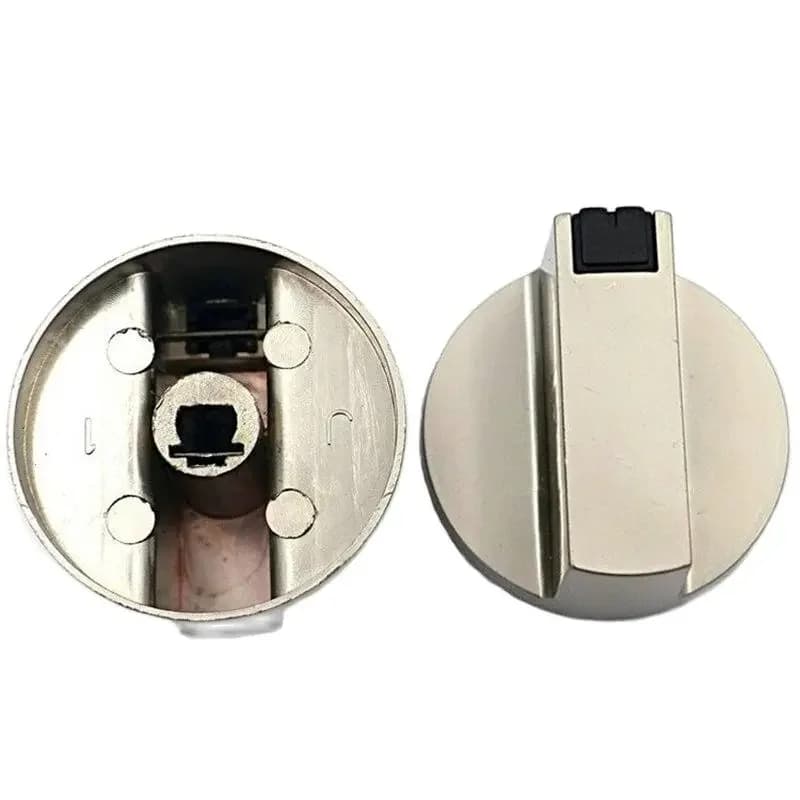 2 boutons de commande rotatifs universels en métal, 6mm/8mm, remplacement de la cuisinière à gaz, accessoires d'ustensiles de cuisine