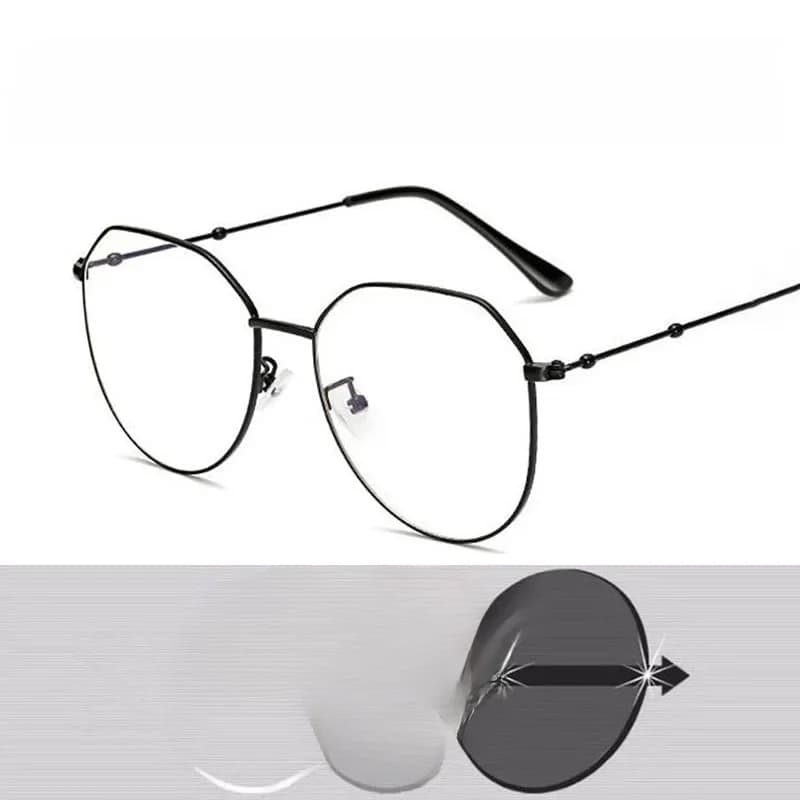 Lunettes de lecture polygone irrégulières en métal pour hommes et femmes, lunettes pour délinquants, + 0.5, + 0.75, + 1, + 1.25, + 1.5, + 2, + 2.5, + 3, + 3.5, + 4