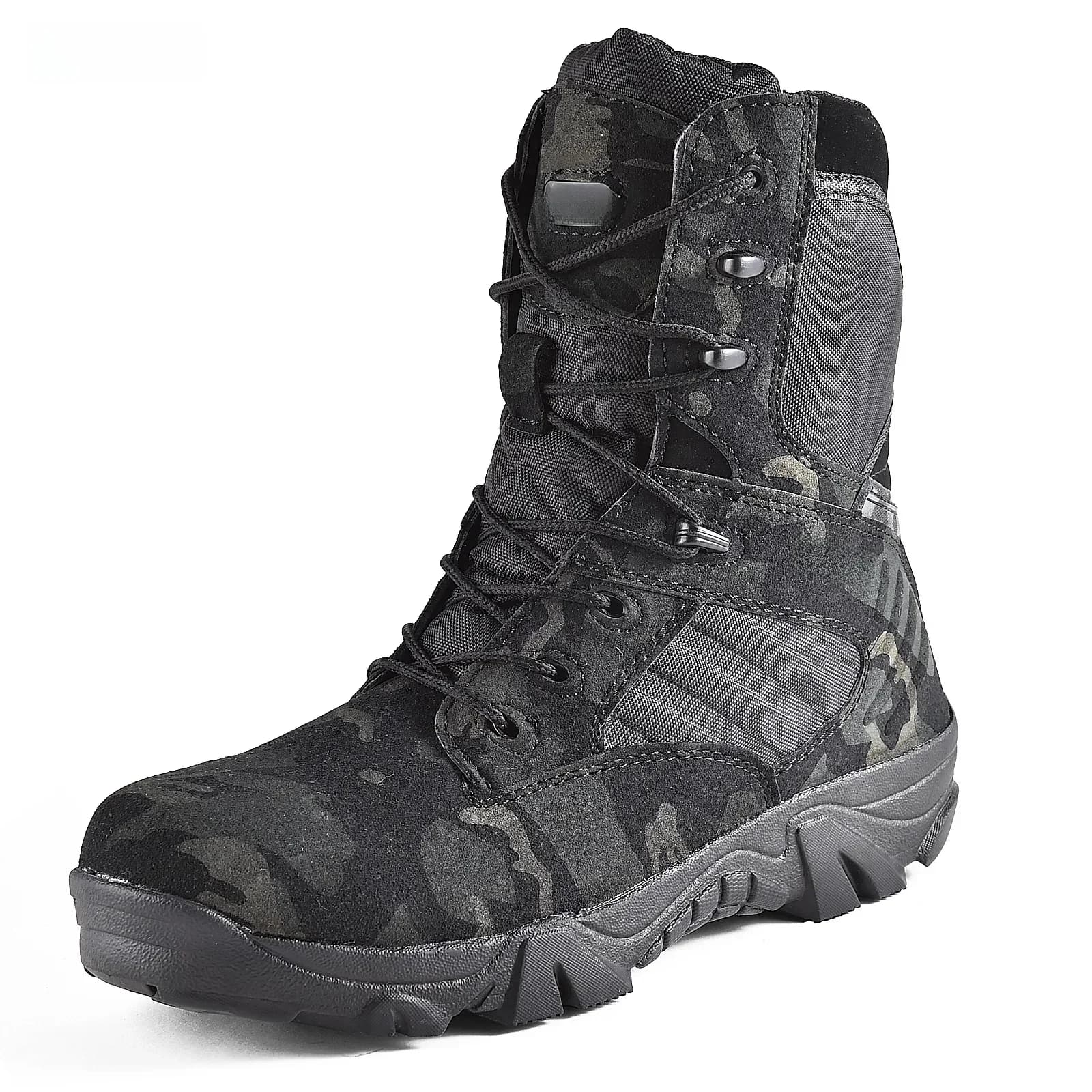 Bottes de neige en cuir pour hommes, chaussures de travail des forces spéciales, DulDesert Skip Rinse, hiver, qualité
