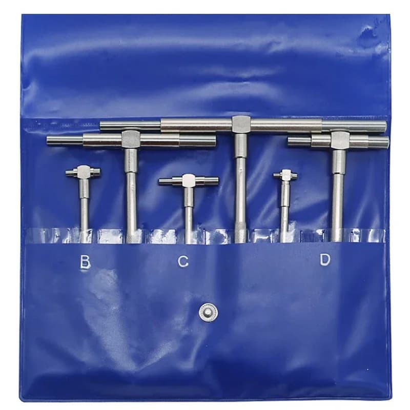 Jeu de jauges télescopiques 8-150 mm (5/16 '-6') – 6 jauges internes et 4 jauges pour trous pour des mesures rapides des diamètres intérieurs des trous