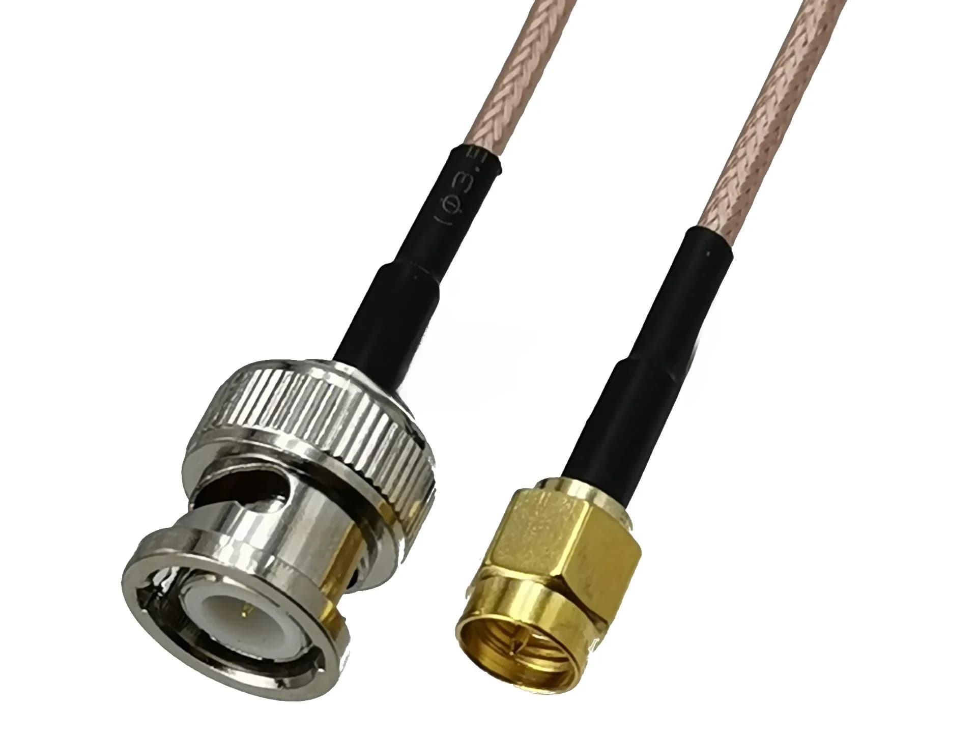 Connecteur de convertisseur coaxial RF, câble de raccordement en queue de over, prise mâle RG316 BNC vers prise mâle SMA, droit, neuf, 4 po-5m, 1PC