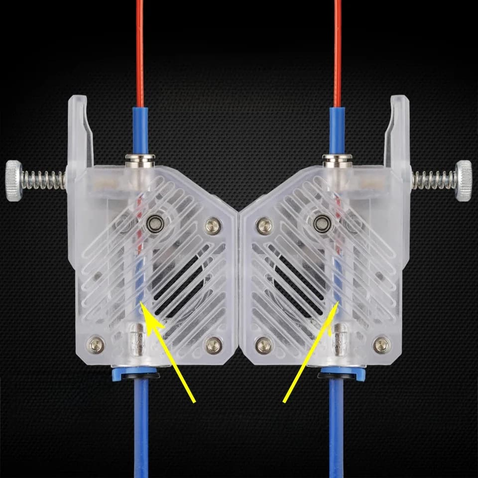DDE – extrudeuse à double entraînement, extrudeuse Bowd DDG clonnée Btech pour imprimante 3D Mk8 Anet A8 Cr-10 Prusa I3 Mk3 Ender 3