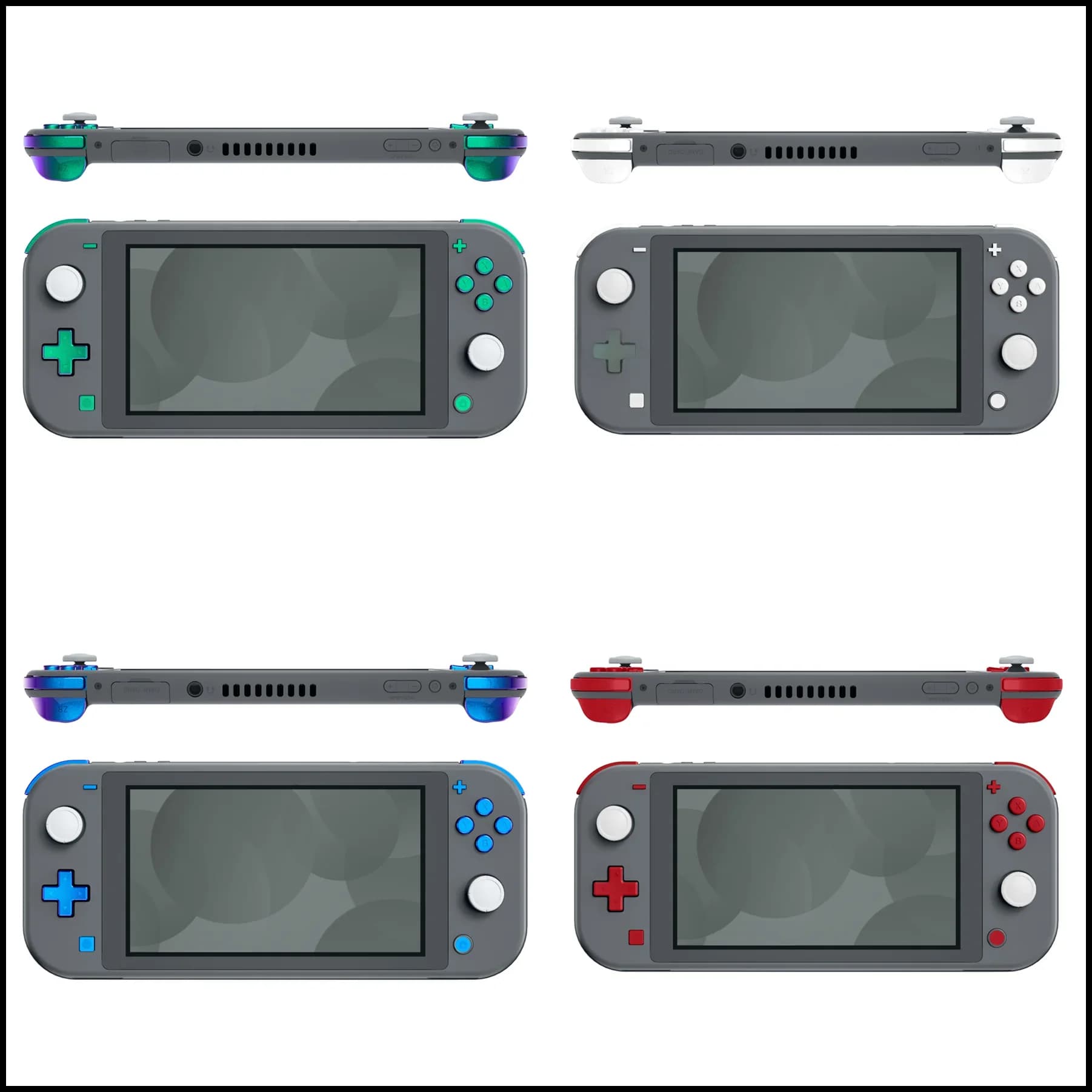 EXtremeRate-Kit complet de réparation de boutons avec outils, pour NS Switch Lite, remplacement ABXY Home Capture prédire DSub L R ZL ZR Trigger