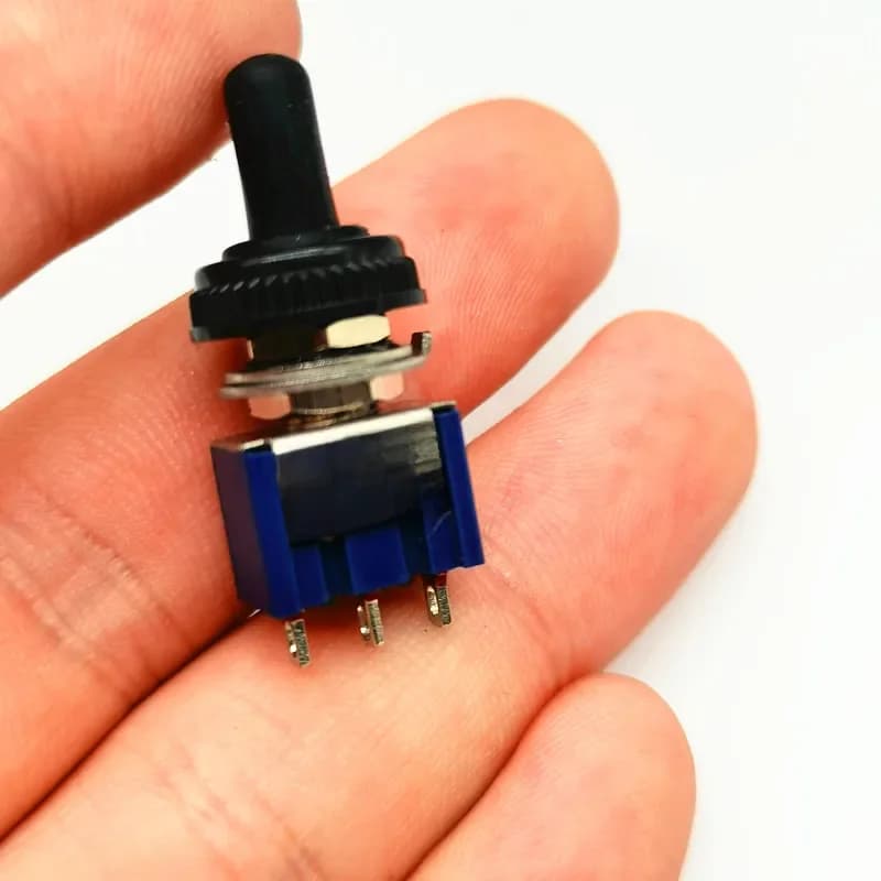 Mini bouton à bascule, 5 pièces, interrupteur de verrouillage 2 bits 3 bits mts-102/103/202/203 ON-ON SPDT on-off-on SPDT DPDT