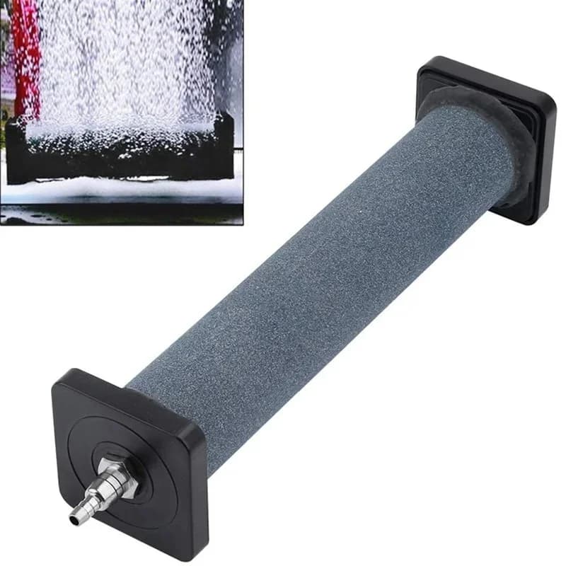 Diffuseur de bulles à intervalles de pierre à air pour aquarium, pompe à oxygène précieuse pour poissons, systèmes hydroponiques