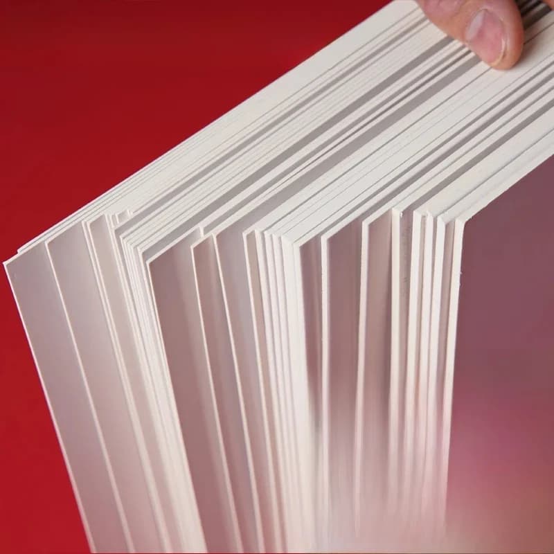 Papier kraft épais blanc pour bricolage, carte artisanale, papier artisanal exécutif, carton optique, carton, carton d'aggloméré, carton humide, A4, A3, 1mm, 2mm, 3mm