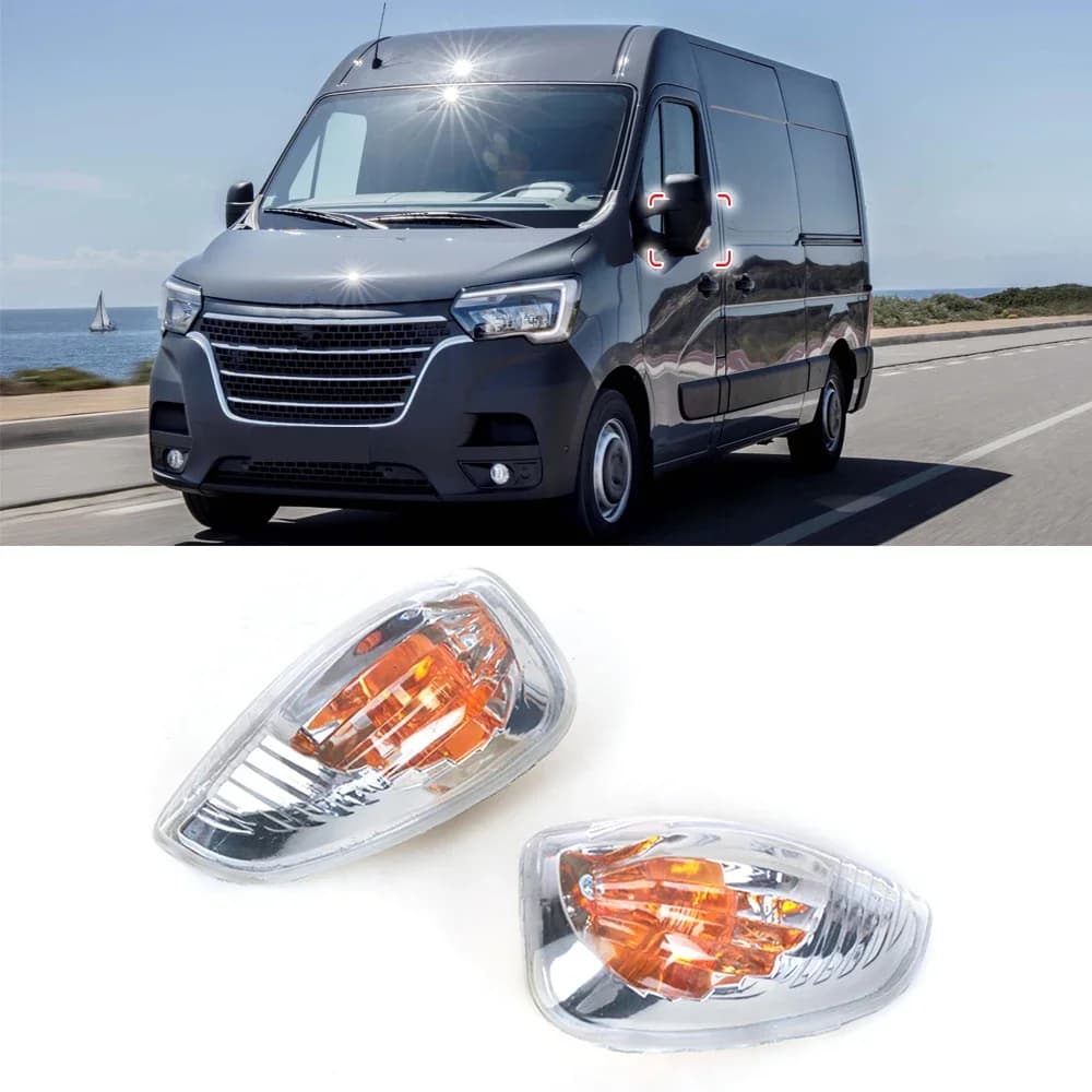 Clignotant de Rétroviseur Latéral de Voiture Sans Ampoule, pour Renault Master SachOpel Movano Nissan NV400 2010-2018