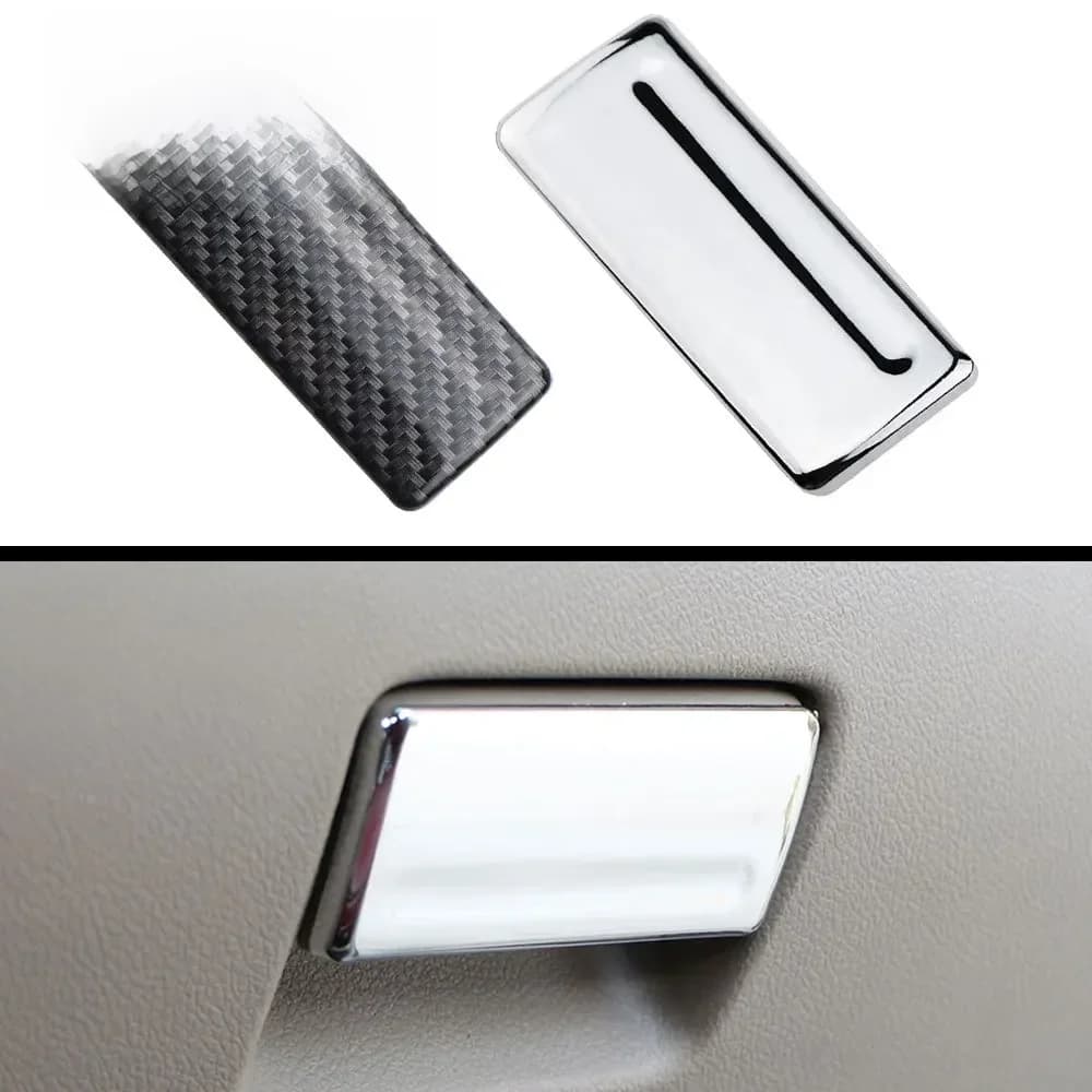 Couvercle de poignée de boîte d'isotBox de voiture, sac de rangement, autocollant de garniture GloLibox à paillettes, accessoires pour Ford Focus 2, MK2, 2005 - 2011