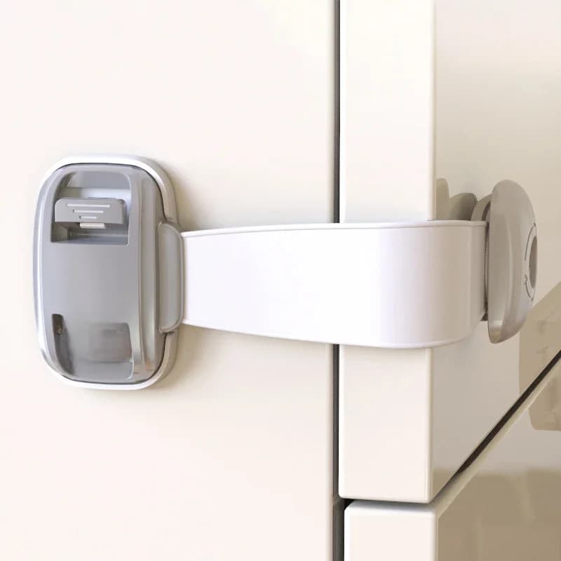 Serrure de porte de tiroir de sécurité pour bébé, multifonction, Protection des enfants, Anti-pincement, armoire, réfrigérateur, boucle de sécurité en plastique, 1/3/4 pièces/lot