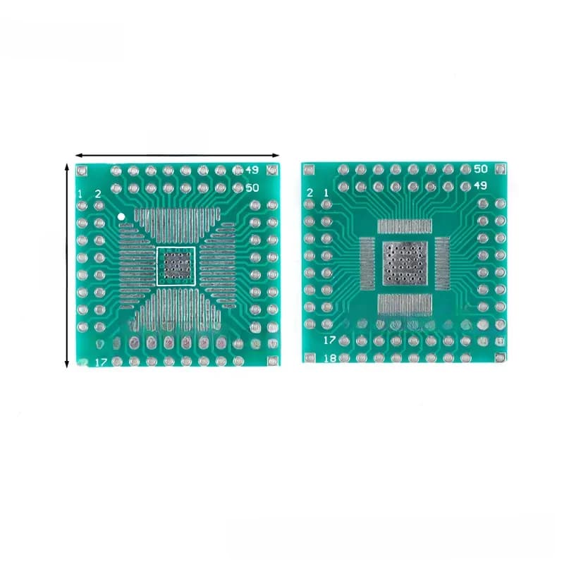 Adaptateur de carte de transfert QFP 32 40 48 56 64, 5 pièces, PCB Pinboard SMT SMD à DIP40 DIP32 DIP64 DIP Pin IC plaque de Test 0.5mm 0.8mm pas