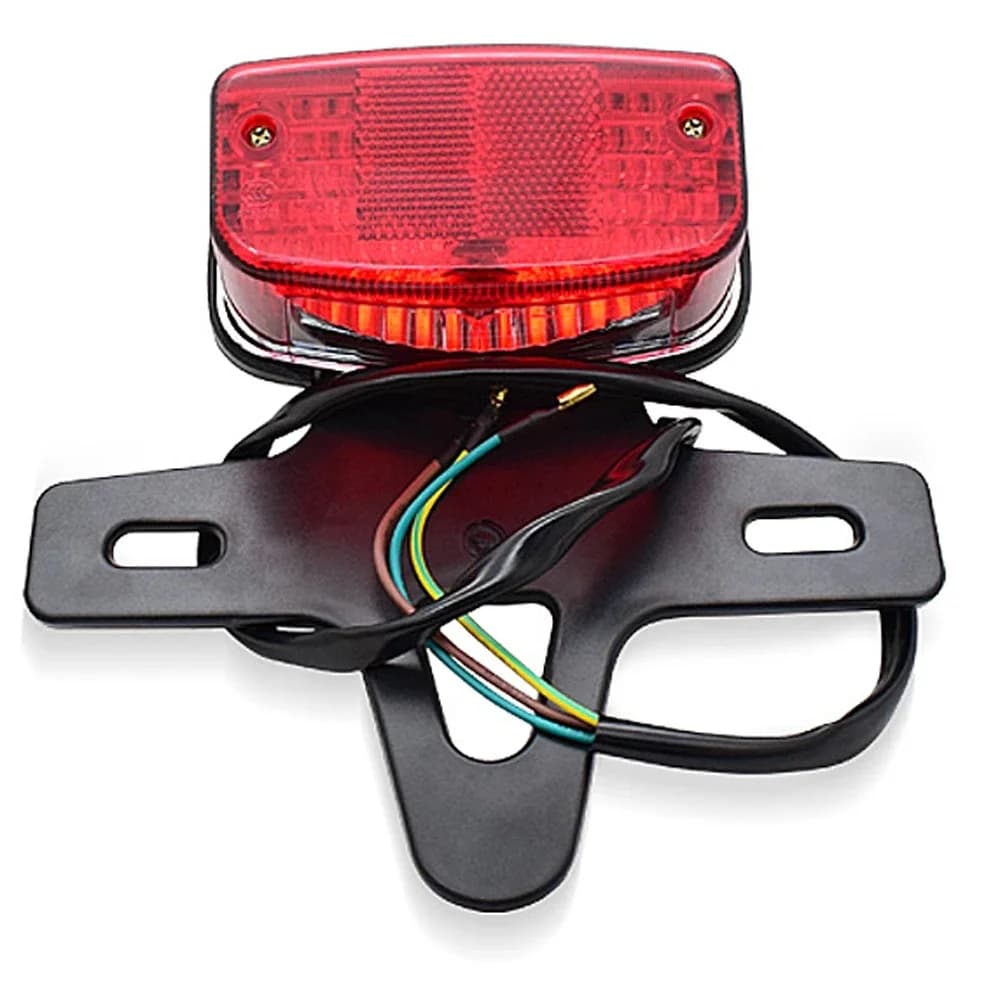 Feu arrière de moto pour Jialing Honda JH125L JL125 JH150L XL125 XL 125S DirtBike Motocross feu Stop arrière 12V universel