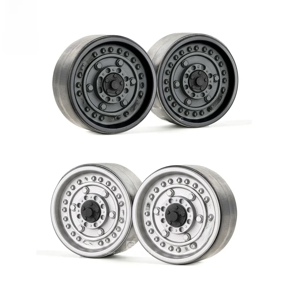 Jante de roue en métal lourd, # G06 pour chenille 1/10 TRAXXAS TRX4 Defender Bronco Axial Wraith SCX10 JK JL 90048 VS4 AT4 # GAX0130HS/R